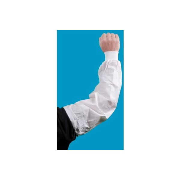 Keystone Safety KeyGuard Knit Wrist Sleeve, White, 22in x 9in, 100/Case AG-KG-22-KW - main